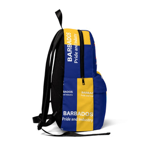 Caribbean Vibes Barbados Flag Backpack