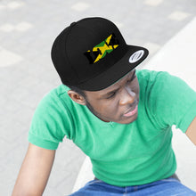 Caribbean Vibes Jamaica LOVE Unisex Flat Bill Hat