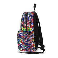 Caribbean Vibes One Love One Caribbean Flag Backpack