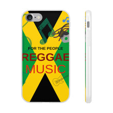 Reggae Music Clear TPU iPhone Case