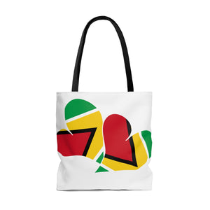 Caribbean Vibes Guyana Love Tote Bag