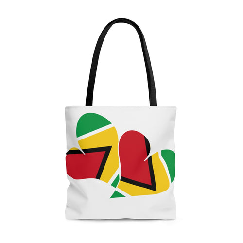 Caribbean Vibes Guyana Love Tote Bag