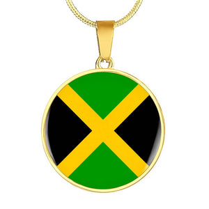 Caribbean Vibes Jamaica Flag Necklace or Bangle
