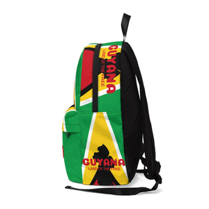 Caribbean Vibes Guyana Flag Backpack