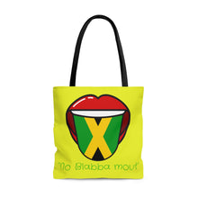 Caribbean Vibes Jamaica Flag "No Blabba Mout" Tote Bag