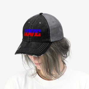 Unisex Haiti Flag Love Trucker Hat