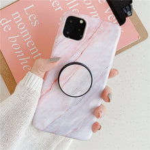 iPhone 11 Pro Max Marble iPhone Cover on Silicone