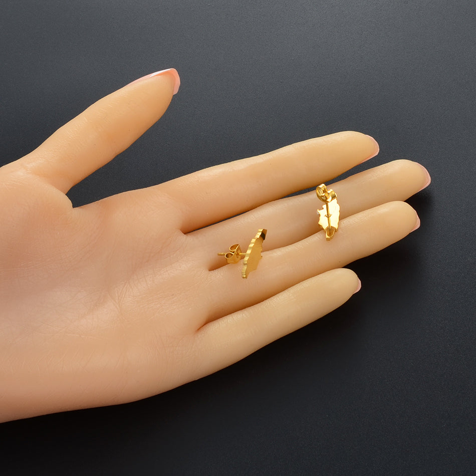 Caribbean Vibes Jamaica Stud Earrings