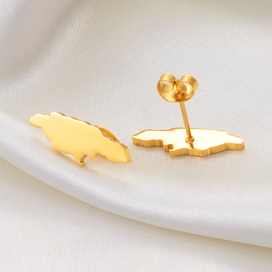 Caribbean Vibes Jamaica Stud Earrings