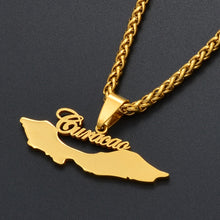 Caribbean Vibes Curacao Island Pendant Necklace