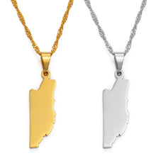 Caribbean Vibes Belize Map Pendant Necklace in Gold (Limited Stock)