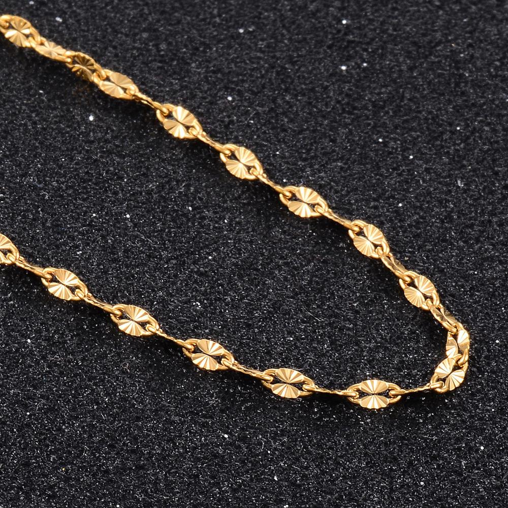 Single Strand Gold Plated Necklace - Fade Resistant