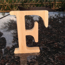 Free Standing Wooden Letters A to Z Home Decor