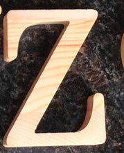 Free Standing Wooden Letters A to Z Home Decor