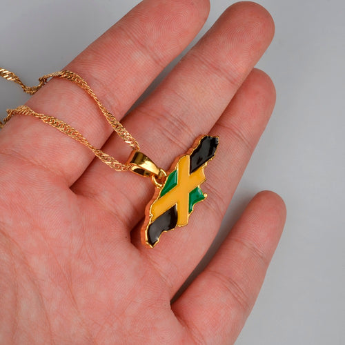 jamaica flag pendant