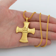 Lion of Judah Cross Pendant Necklace